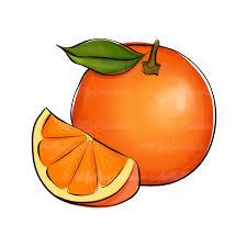 an orange